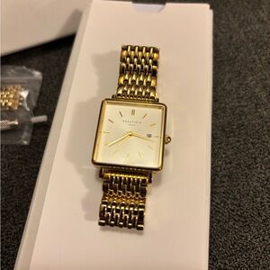 Rosefield Watch Boxy Gold